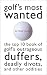 Book Golf's Most Wanted : Top 10 Book of Golf's Outrageous Duffers, Deadly Divots, and Other Oddities (Most Wanted)