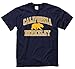 Cal Golden Bears Adult Arch & Logo Gameday T-Shirt - Navy ,