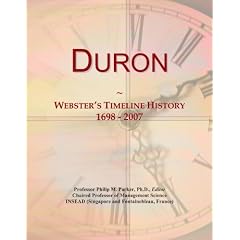 Duron: Webster's Timeline History, 1698 - 2007