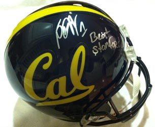 Signed DeSean Jackson CAL Bears Helmet BEAT STANFORD PSA COA ackson was the STUD Wide Receiver for the Cal Bears in 2006 and 2007. 2x All Pac-10 and All-American. Current Philadelphia Eagle and 2x Pro Bowl selection. PSA/DNA certificate of authenticity and hologram. Hologram # and COA match and are verified on PSA's website. PSA/DNA is the world's leading authenticator of autographs. Autographed o