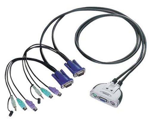 KVM-KP2 PS/2対応2ポート パソコン切替器