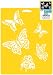 Stencil Mania 7x10 Stencil: Butterflies