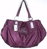 Guess Dianne Metal Large Satchel Handbag