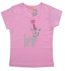Rhinestone Studded Party Dog Tee