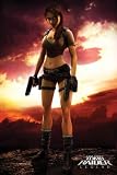 Tomb Raider (Lara Croft with Guns) Art Poster Print - 24