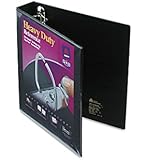 Avery Heavy-Duty View Binder with 1.5 Inch One Touch EZD Ring, Black, 1 Binder (79695)