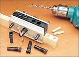 Self-centering Doweling Jig with 6 Hardened Drill Bushings