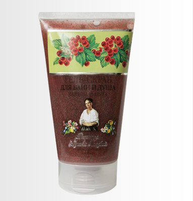Gel Scrub for Bath and Shower with Viburnum and Mint 150 Ml
