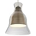 Varaluz 611320 AC1572 Spinners Mini Pendant-Antique Brass Finish with Clear Glass