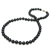 HinsonGayle Handpicked Japanese Akoya 6.5-7.0mm Black Cultured Pearl Necklace (14k White Gold)