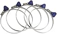 Big Horn 11741PK 4-Inch Key Hose Clamp, 5-Pack, Colors may vary