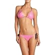Fox Racing Rumble String Triangle Women's Top Bathing Suit Swimwear - Bubble Gum