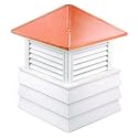 18 x 25 Dover White Vinyl Cupola