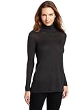 Adrienne Vittadini Womens Turtle Neck Tunic Top