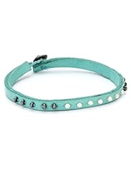 Renee Garvey "Leathers" Tiny Keshi Pearl and Oxidized Sterling Bracelet