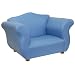 Fancy Child-size Chair - Blue leatherette, by Fantasy Furniture