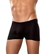 Mens BLACK Silk Knit POUCH SHORT