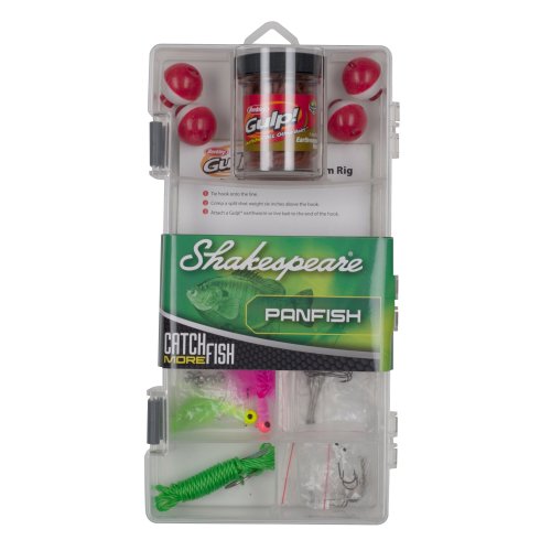 Shakespeare Catch More Fish Panfish Tackle Box Kit