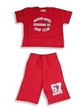 Mish Mish - Infant/Newborn Baby Boys Short Set, Red, Navy