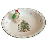 Spode Christmas Tree Pie Dish with Pie Bird by Spode