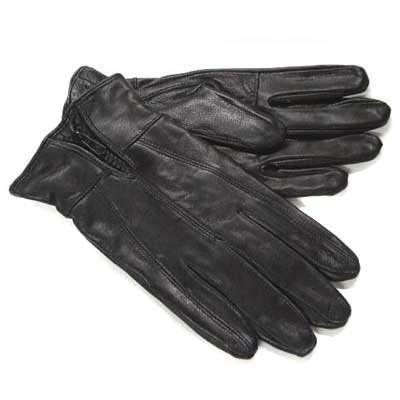 Buy MEN’S BLACK THINSULATE SOFT LEATHER GLOVES – SIZE L/XL