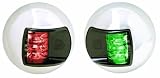 Attwood LED 2-Mile Vertical Mount Navigation Lights, Stainless Steel  (Pair)
