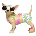 Aye Chihuahua Fashionista Chihuahua Figurine