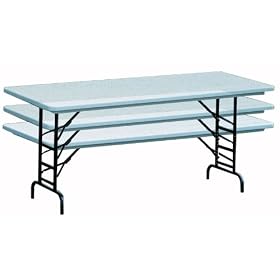 Correll Adjustable Height Folding Table SP