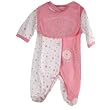 Preemie Girls Thank Heaven for Little Girls Footed Coverall with Bib