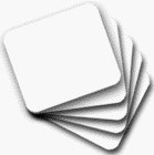 Blank Coasters - 4 pc Square - 3.5