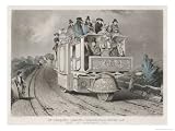 Dr. Church of Birmingham Develops the Leviathan from a Design by Trevithick Stretched Canvas Poster Print by Josiah Allen, 18x24