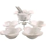 Blossom Chocolate Fondue Set, serves 4 ~ . with or without chocolate