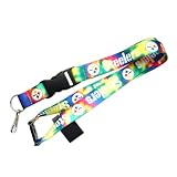 Pittsburgh Steelers Clip Lanyard Keychain Id Ticket TIE DYE