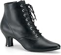 Pleaser Women's Victorian-35 Victorian Ankle Boot