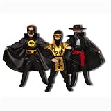 Sporting Goods : 3-IN-1 Costume Set - Ninja, Musketeer, Cat Boy - Large 12-14