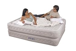 Intex Supreme Air-Flow Queen Airbed Nylon Flocked with Built-in Electric Pump