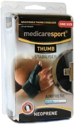 Medicare Sport Neoprene Thumb Stabiliser - ONE SIZE FITS ALL by Medicare Sport