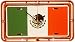 MEXICA FLAG Neon License Plate Clock, Bar Sign, LED, wall-clock, classic, gift
