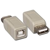 USB A Female to B Female Adapter