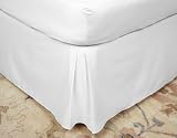600 Thread Count Royal Heritage Collection Bed-Skirt White Full