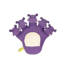 Aquatopia Splash Pals Finger Puppet Wash Mitt (Hippo)