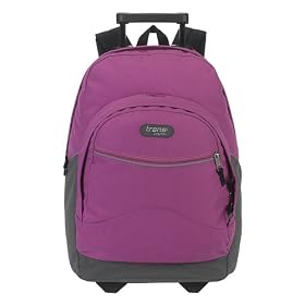 Trans by Jansport Ferrel Wheeled Backpack - Purple Thistle