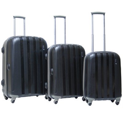 Paradise 3 Piece Harside Spinner Luggage Set