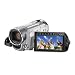 Canon FS100 Camcorder (SD Card, 45-fach opt. Zoom, 6,9 cm (2,7 Zoll) Display) silber