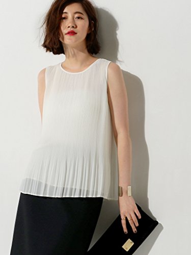 (ユナイテッドアローズ) UNITED ARROWS UBCE プリーツ ノースリーブ ブラウス 15161990612