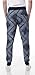 URBAN K Mens Fleece Bandana Paisley Joggers Drawstring Jogger Pants