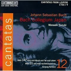 Bach: Cantatas, Vol 12 (BWV 147, 21) /Concerto Palatino � Bach Collegium Japan � Suzuki