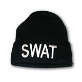Embroidered Knit Hat - SWAT