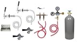Two Tap Door Mount Commercial Kegerator Fully Assembled