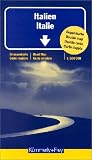  : K&uuml;mmerly & Frey Karten, Italien, Doppelkarte Nord und S&uuml;d (International Road Map)